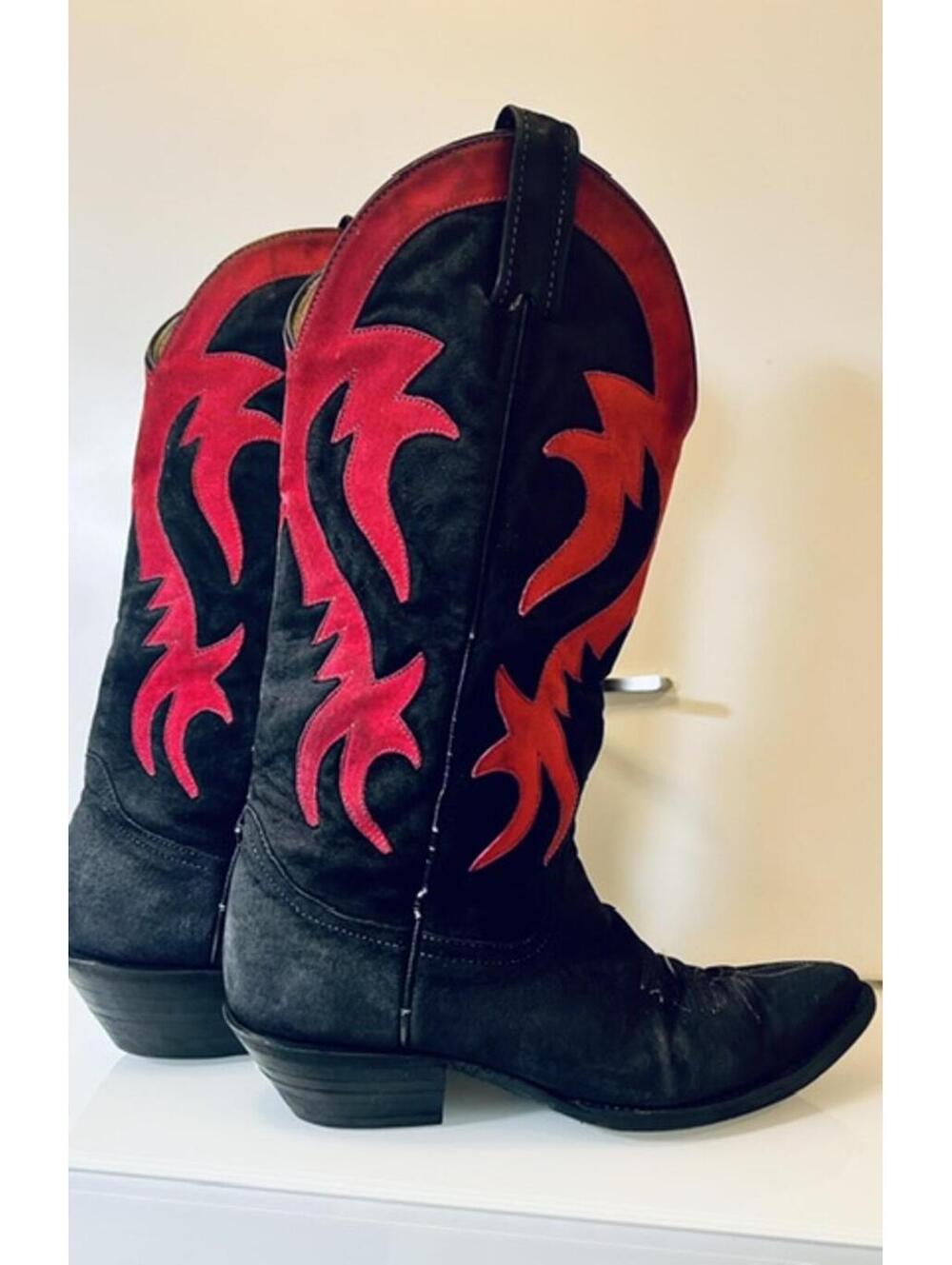 Larry Mahan 'Flame' Cowboy Boots - Picture 4 of 8